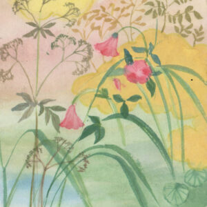 Watercolour sketch for new fabric pattern
